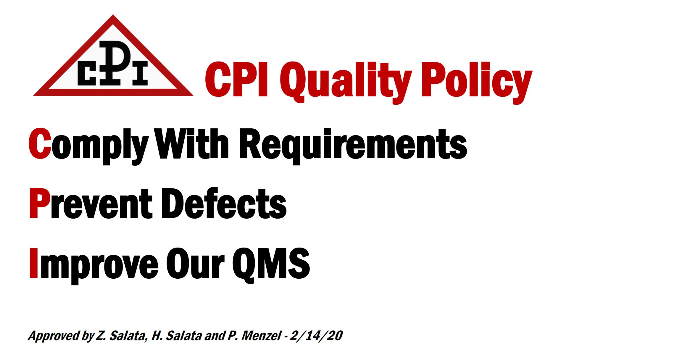 CP qualitypolicy link